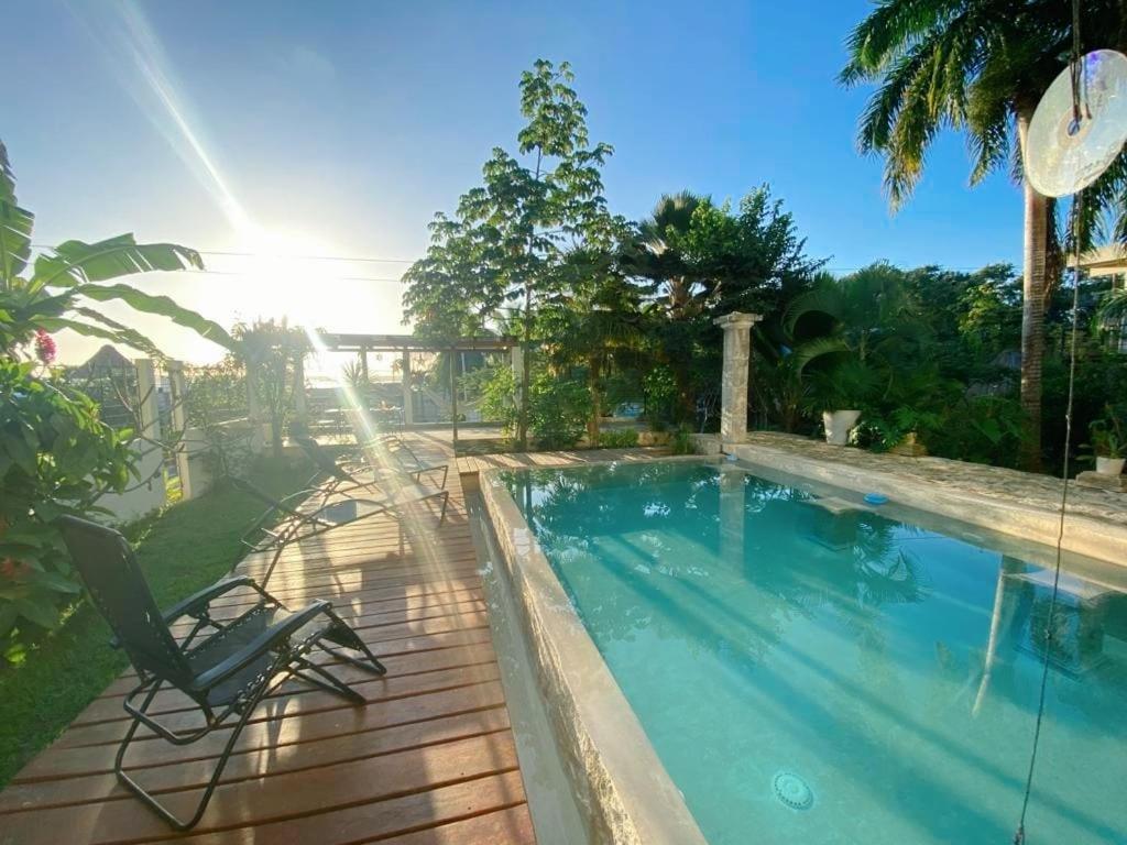 Camino Del Alma Apartments Bacalar Eksteriør billede
